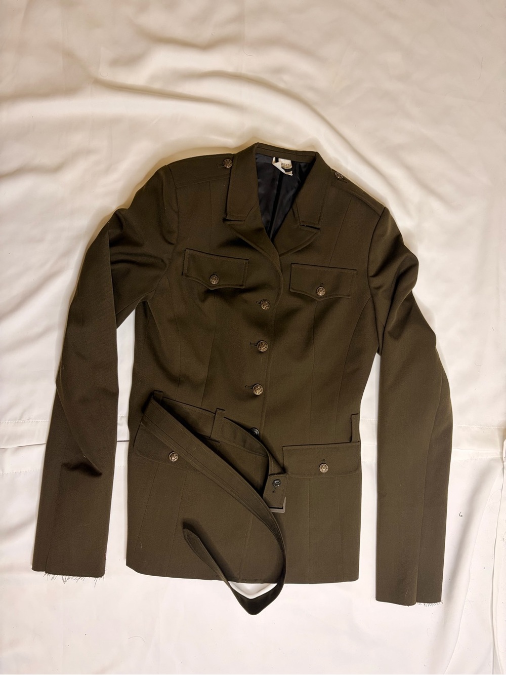 Female U.S. Army Green Service Uniform Harwick Coat Size 14 MSXT Military Issued